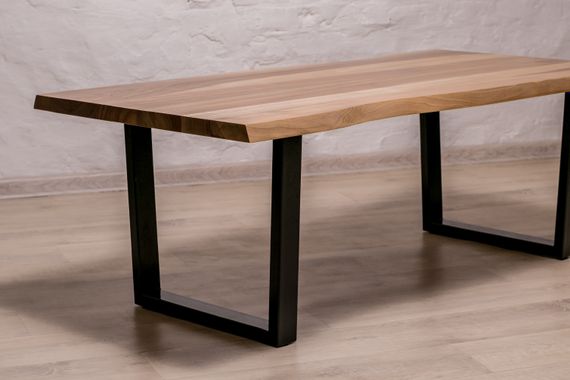 Ореховый кофейный стол EcoWalnut с живыми краями L | Зображення 5