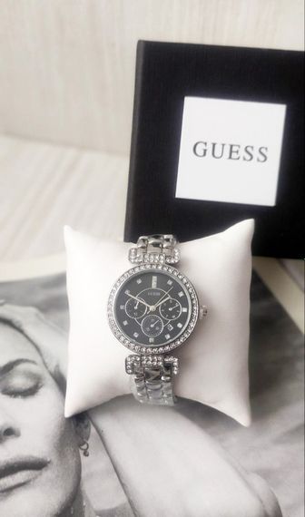 Наручные женские часы Guess silver_black | Зображення 2