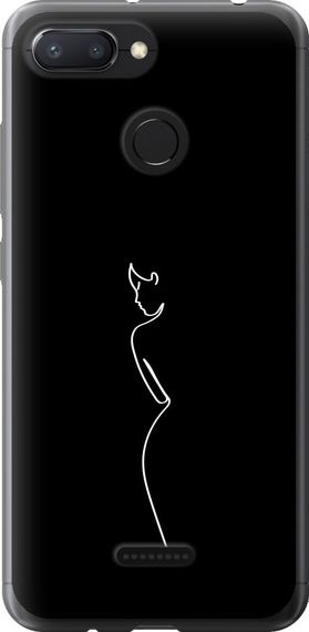 Чехол на Xiaomi Redmi 6 Силуэт1 "4590u-1521-17620"