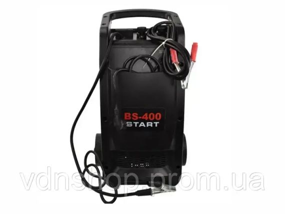 Пуско зарядное устройство для автомобильного аккумулятора 40А старт 400А АКБ 12-24V 1,6 кВт стрел. инд Organic Assistant BS-400 | Зображення 1