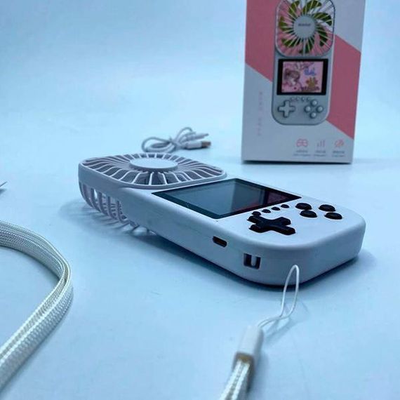 Ігрова консоль з кольоровим екраном та вентилятором 500 ігор HS-223 Біла