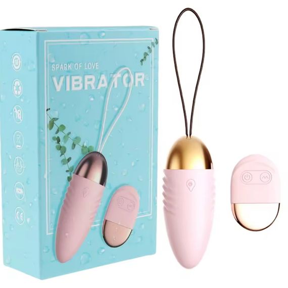 Вагінальне віброяйце з пультом ДК "Gladiator", 10 режимів вібрації, колір рожевий sexstyle