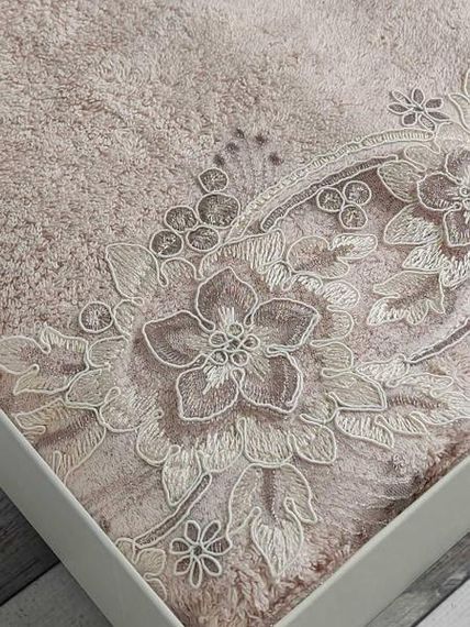 Полотенца Pupilla Vanetta pudra Бамбук набор 2 шт