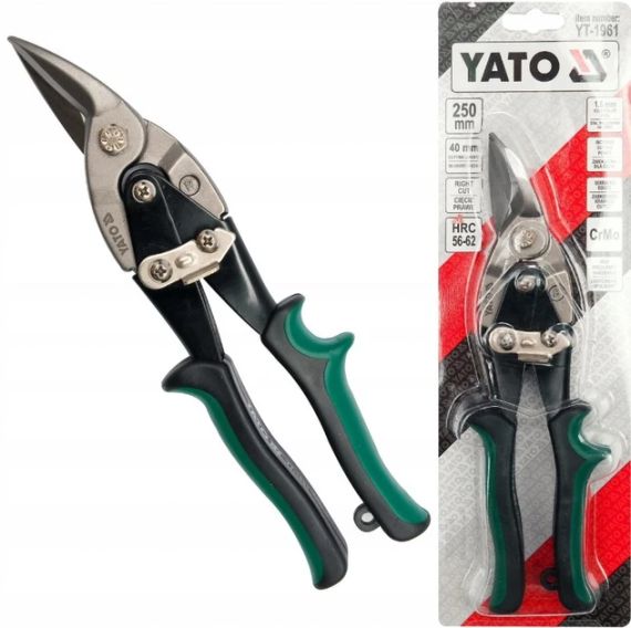 Ножницы по металлу профи правые 250 мм YATO YT-1961
