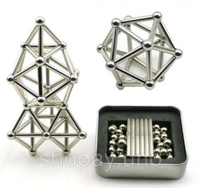 Неокуб магнітні кубики головоломка neocube Buckyballs n Buckybars, Магнітний куб 5мм AB-96