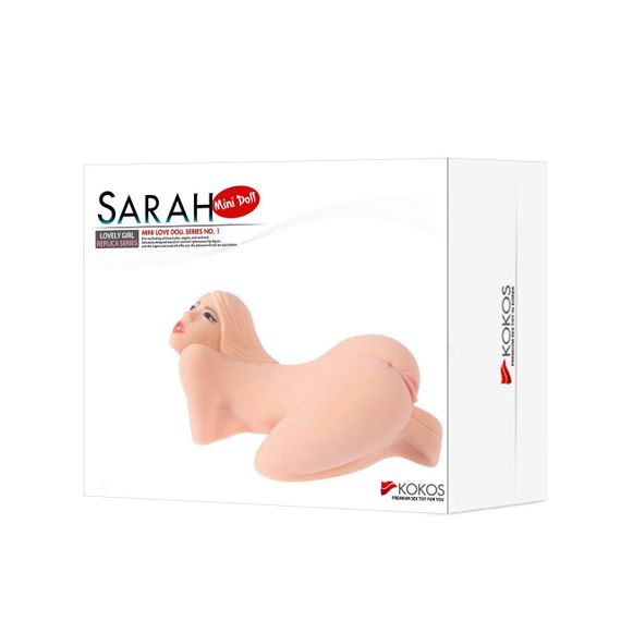 Мастурбатор міні-лялька Kokos Sarah 2WayPlus з вібрацією та масажем Sex Aura | Зображення 6
