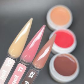 Набір гелів для нарощення нігтів Mi Color №5 по 5мл (3шт)