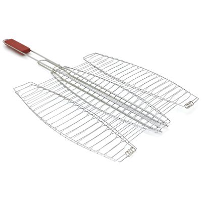 Решётка для гриля Voltronic 40х37 см, овальна на три риби (PE-RNOFGB40*37) | Зображення 2