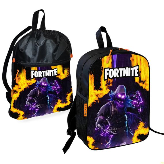 Шкільний рюкзак дитячий Fortnite + Сумка для взуття спортивної форми рюкзак-мішок хлопчикові (01859)