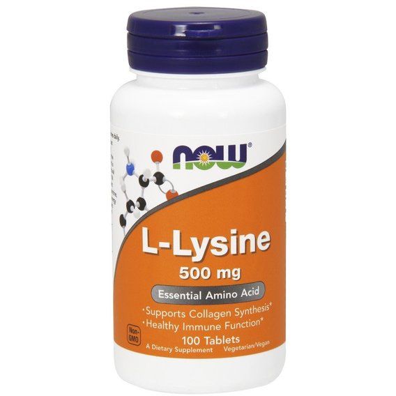 Амінокислота Лізін NOW Foods L-Lysine 500 mg 250 Tabs
