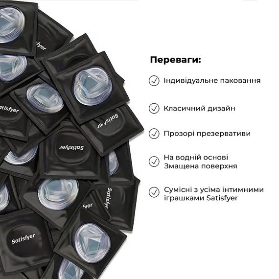 Презерватив Satisfyer Premium Condoms 56 мм 1шт | Зображення 3