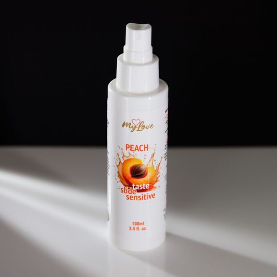 Інтимний гель-лубрикант - MyLove Taste Slide Sensitive Peach, 100 мл Sex Aura | Зображення 3