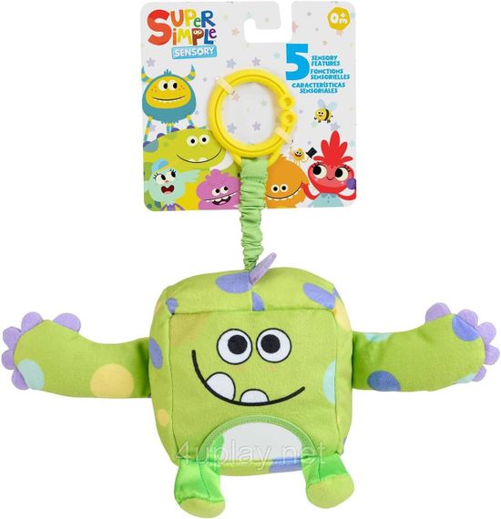 Іграшка для розвитку сенсорики WowWee Super Simple Плюшевий монстр Хьюго