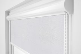 Рулонная штора Rolets Цветы 2-54281-775 77.5x170 см закрытого типа Белая