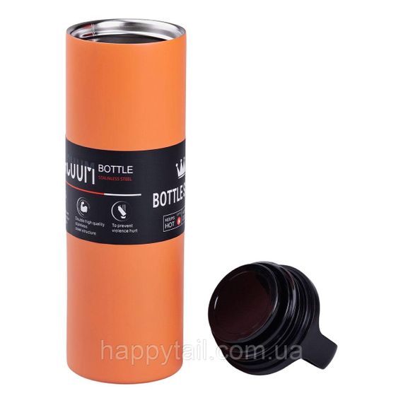 Термос металлический 500 мл Bottle Sport с вакуумной изоляцией синий HPGM5009BL Оранжевый | Зображення 1