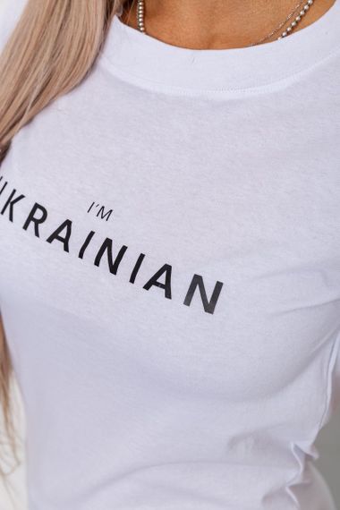 Футболка жіноча з принтом, колір білий, 238R57383 | Зображення 4