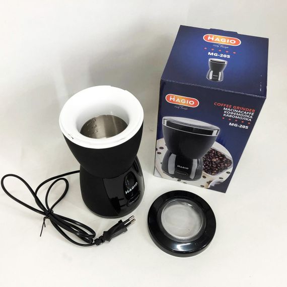Кавомолка MAGIO MG-205 200 Вт, Кавомолка побутова електрична, Портативна кавомолка, Подрібнювач кави | Зображення 5