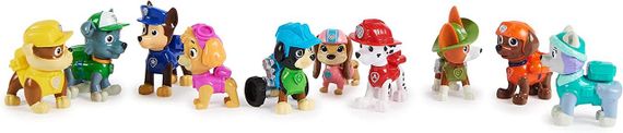 Подарунковий набір 10 фігурок Щенячий патруль Оригінал Paw Patrol 10th Anniversary All Paws On Deck | Зображення 4