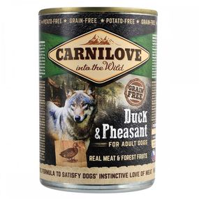 Корм вологий Carnilove Dog k консерви для собак з качкою та фазаном 400 г