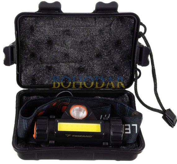Фонарик налобный налобный 5 1 TRIZAND L18371 +МАГНИТ CREE USB Польща! | Зображення 8