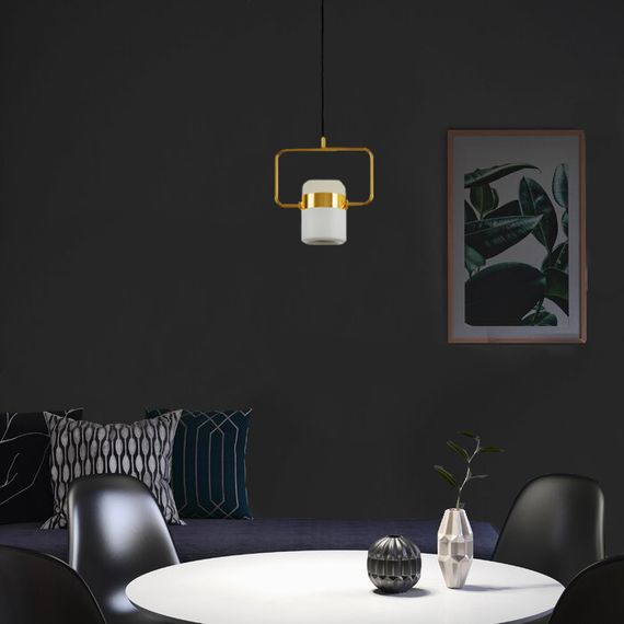 Светильник потолочный подвесной лофт подвес светодиодный BL-816S/7+1W WW BK/RG | Зображення 3