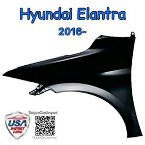 Hyundai Elantra 2016-2018 крыло переднее левое, 66310F2000