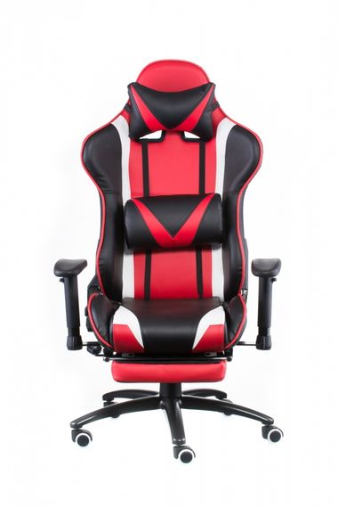 Кресло геймерское Special4You ExtremeRace blackred with footrest | Зображення 2