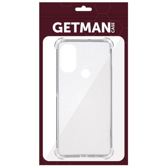 TPU чехол GETMAN Ease logo усиленные углы для Motorola Moto E40 / E30 | Зображення 1