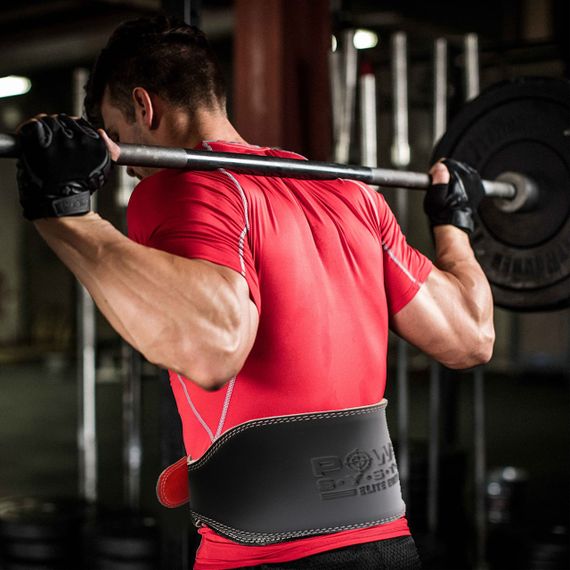 Пояс для важкої атлетики Power System PS-3030 Elite Edition шкіряний Black M | Зображення 7