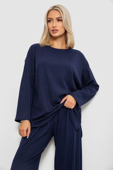 Костюм женский трикотажный, цвет синий, 257R1321 | Зображення 1