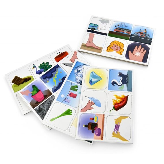 Дитяче лото "Органи чуття" 2279-UM 4 поля, 48 фішок | Зображення 1