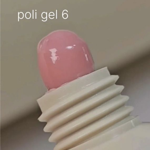 Полігель Saga Poly Gel №06 (рожевий нюд) в тюбику 30мл | Зображення 1