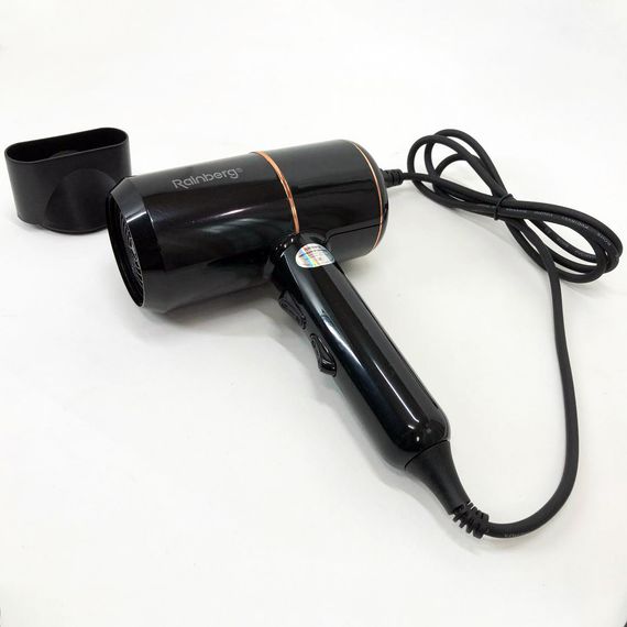 Фен для укладки и сушки волос Rainberg RB-2211 + насадка-концентратор. IM-419 Цвет: черный | Зображення 9