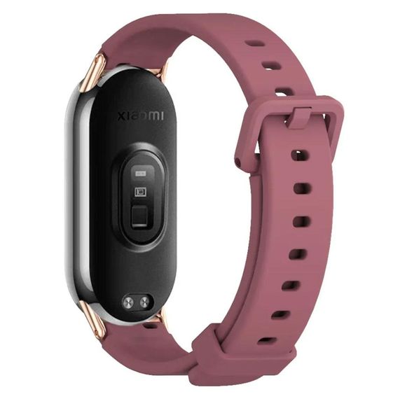 Силіконовий ремінець Mijobs для фітнес браслета Xiaomi Smart Band 10 - Purple | Зображення 2
