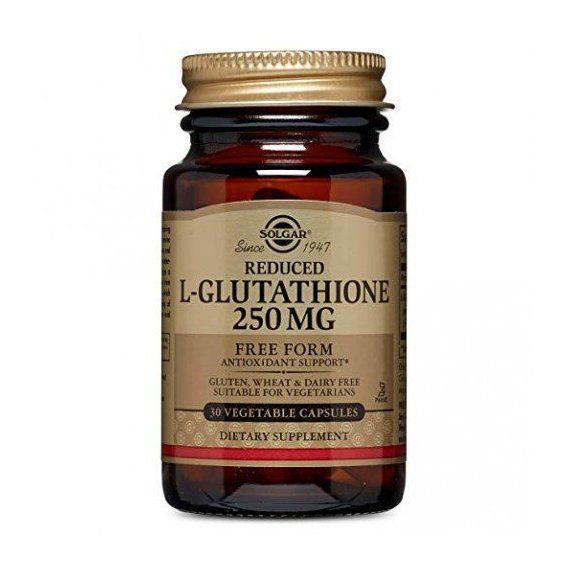 Глутатион Solgar Reduced L-Glutathione 250 mg 30 Veg Caps