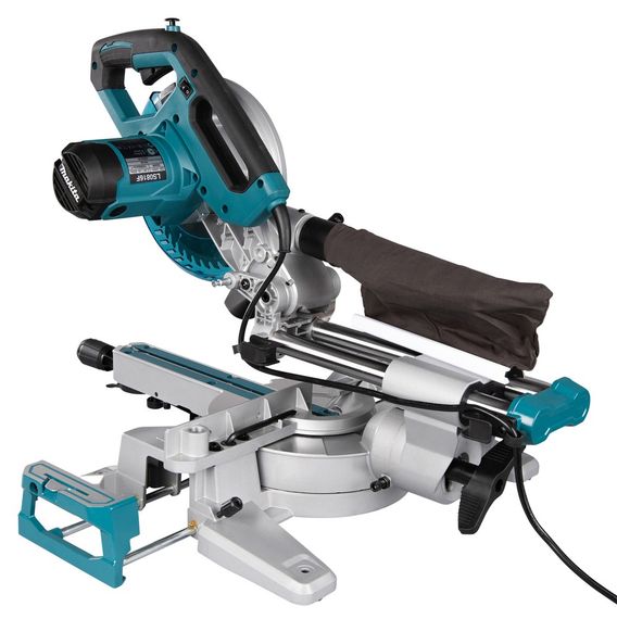 Пила торцовочная с протяжкой cетевая Makita LS0816F (216 мм, 65 мм, 1200 Вт, LED, 13.9 кг) | Зображення 5