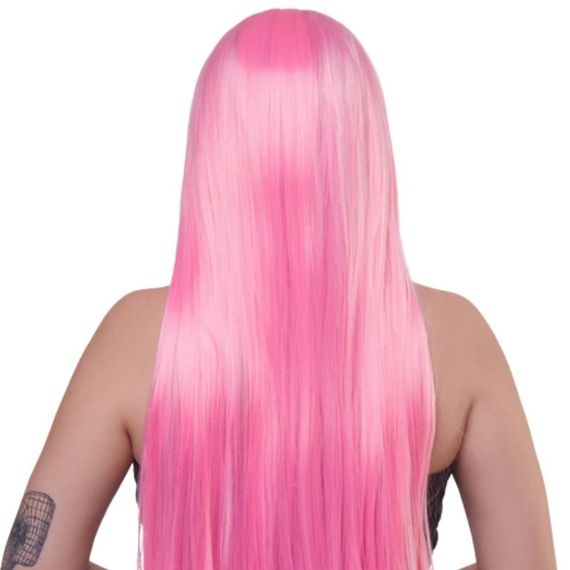 Перука довга Fetish Hair рожева, 100 см | Зображення 2