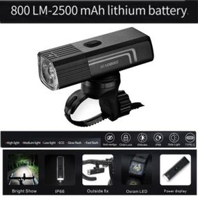 Фонарик для велосипеда LEADBIKE, Передний фонарь для велосипеда на батарейках Освещение MV-69