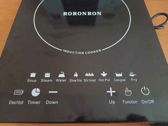 Индукционная плита c сенсорной панелью 2200W RR-915 стеклокерамика | Зображення 3