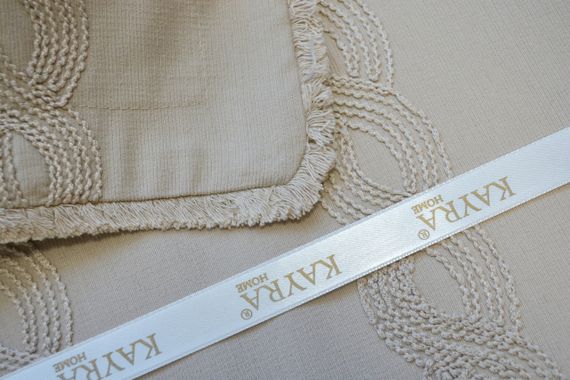 Покрывало з бахромой Kayra 240х260 см Ester капучино | Зображення 2