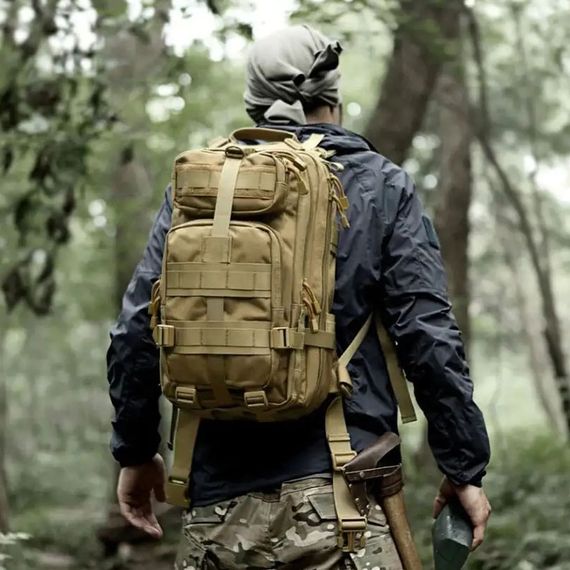 Надійний тактичний - Військовий Рюкзак з Кордури чоловічий туристичний | Зображення 8