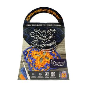 Комплект для творчества своими руками "Ажурная салфетка" SL-01-02