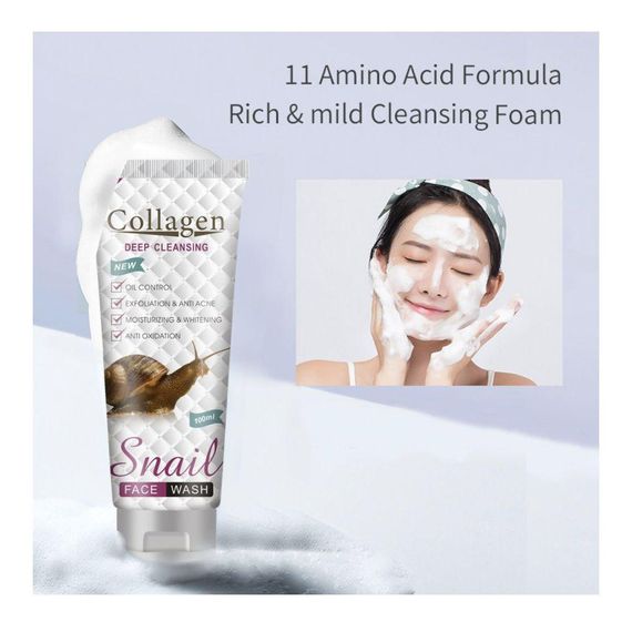 Пенка для умывания Collagen Snail Deep Cleansing, 100мл | Зображення 1