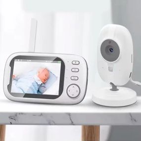 Відеоняня з дисплеєм для мами та дітей для спостереження камера та аудіо зв'язок ABM600