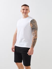Майка однотонна чоловіча GENUA G01212-0001 L Білий shop (2000999398063)