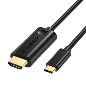 Кабель мультимедійний USB-C to HDMI 3.0m 4K 30Hz Choetech (XCH-0030BK) (XCH-0030BK)