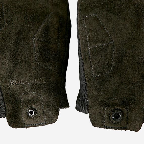 Рукавички повітропроникні для велоспорту чорні - 2XL | Зображення 4