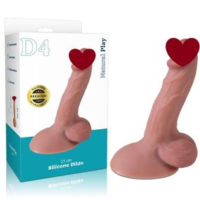 Реалистичное дилдо на большой присоске Natural Play sexstyle