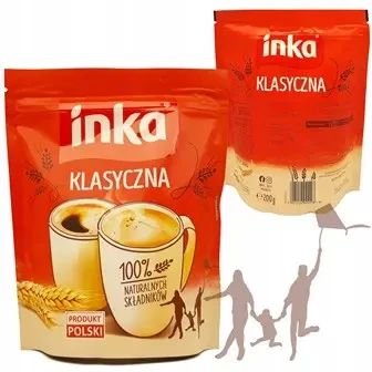 Кофейный напиток растворимый ячменный Inka, 200г (Польша), без кофеина
