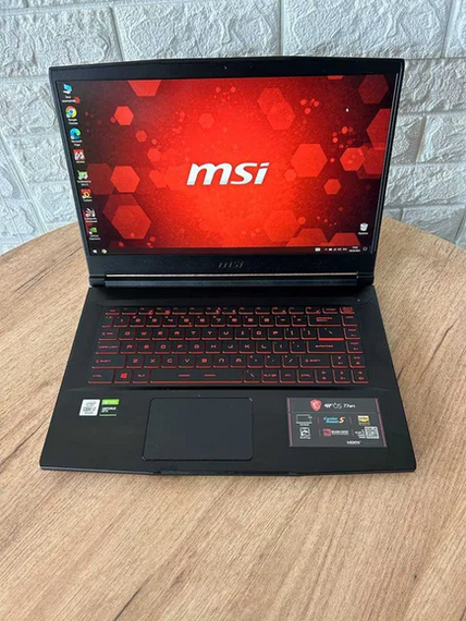 Ноутбук MSI GF65 Thin 9SD 15.6" FHD IPS i5 9300H 8Gb SSD 512Gb GTX 1660Ti Б/В